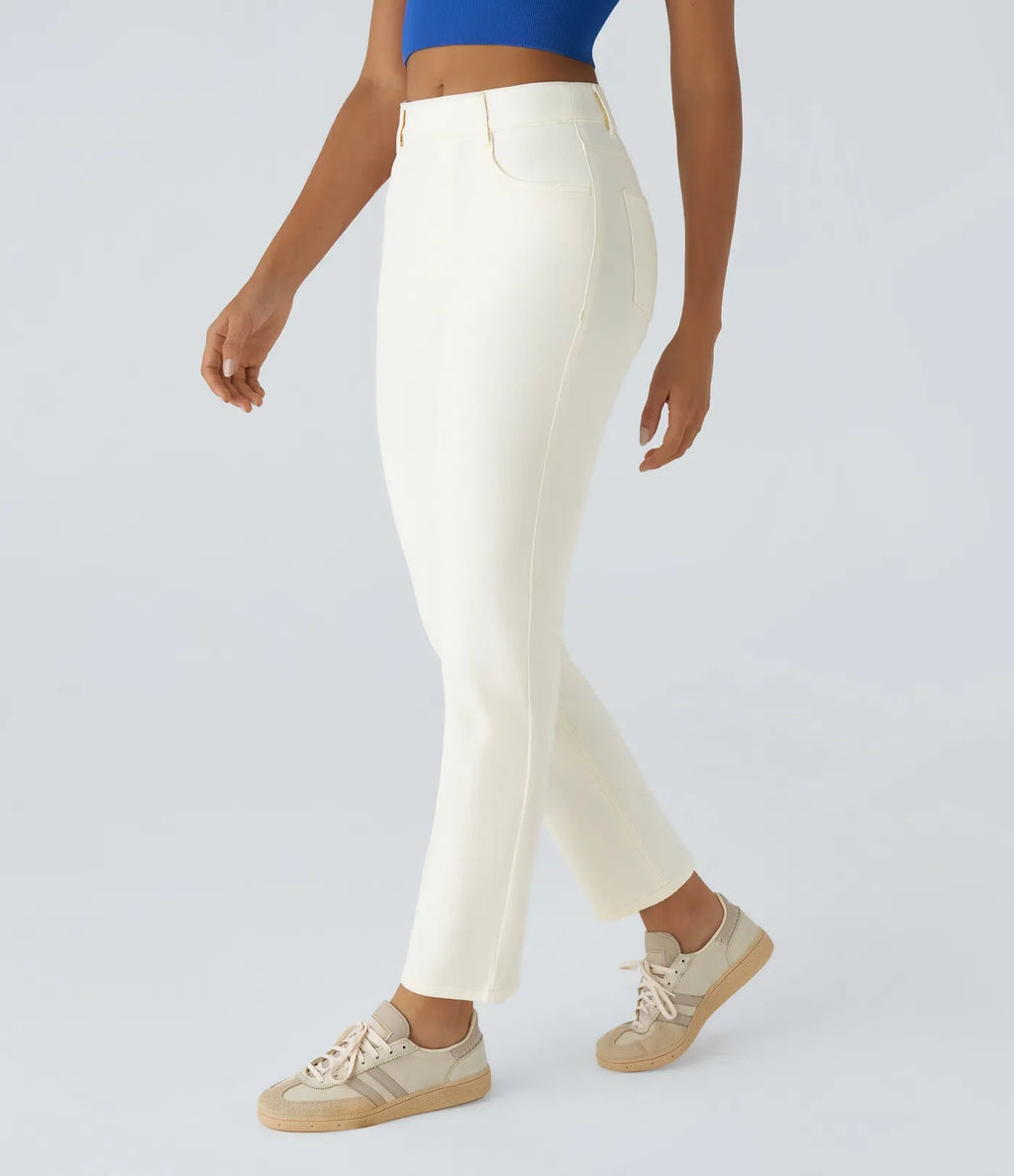 Lotte | Elastische &amp; Comfortabele Broek Met Hoge Taille