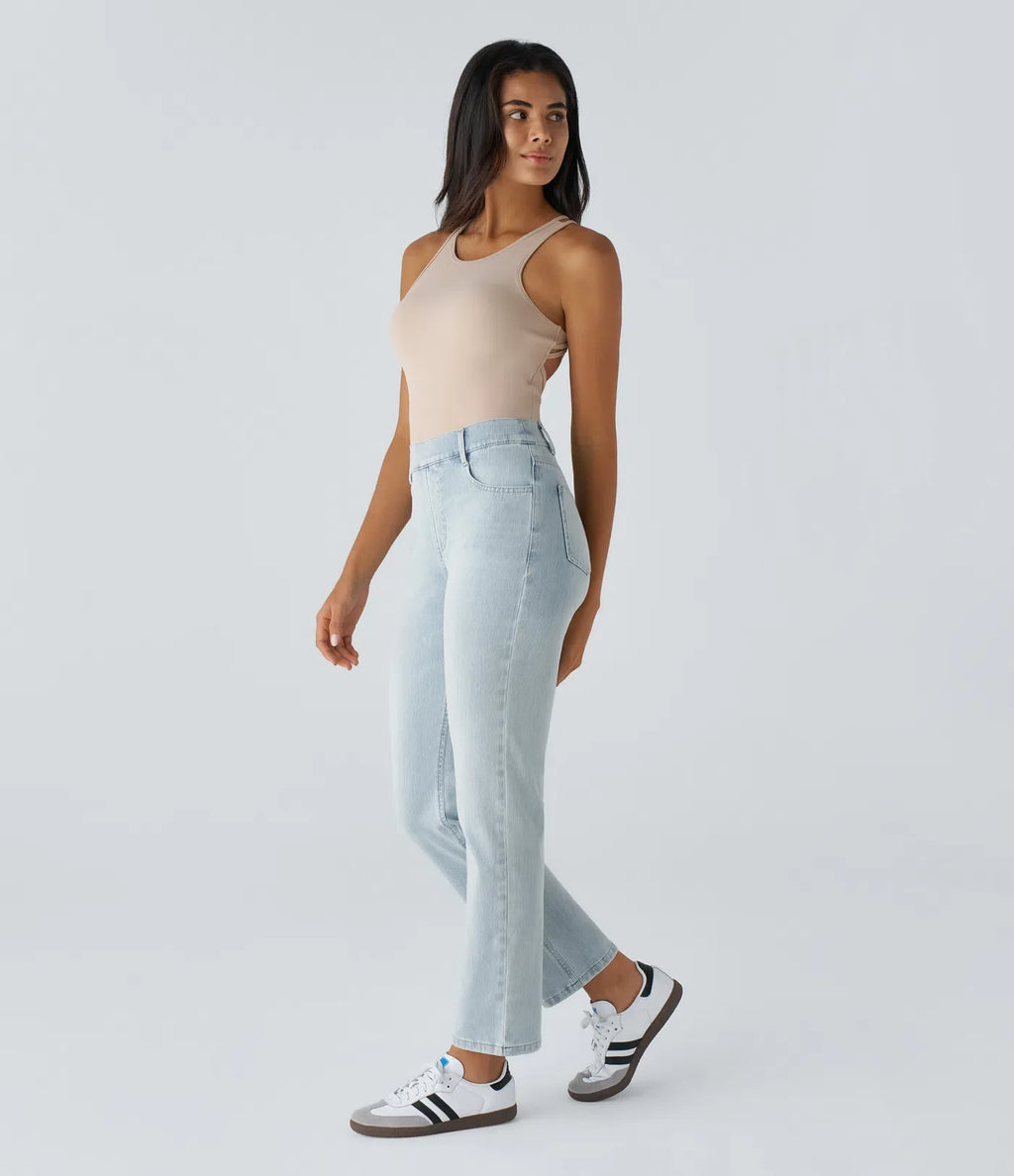 Lotte | Elastische &amp; Comfortabele Broek Met Hoge Taille