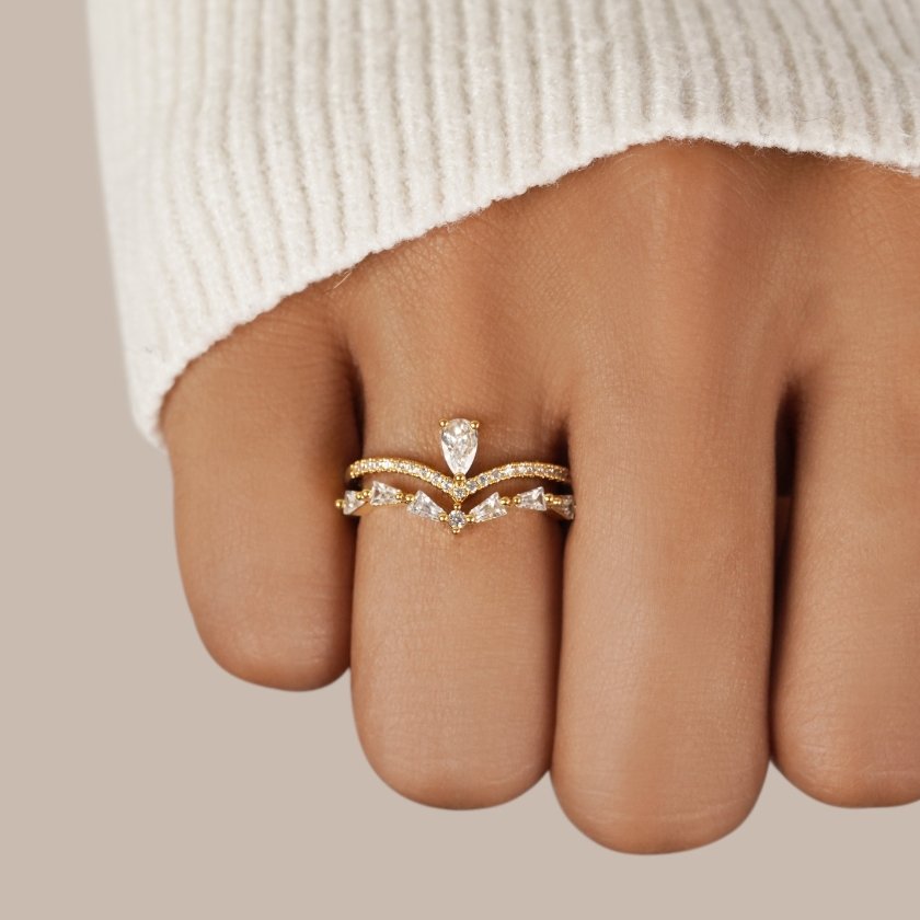 Valeria - Bague élégante en cristal
