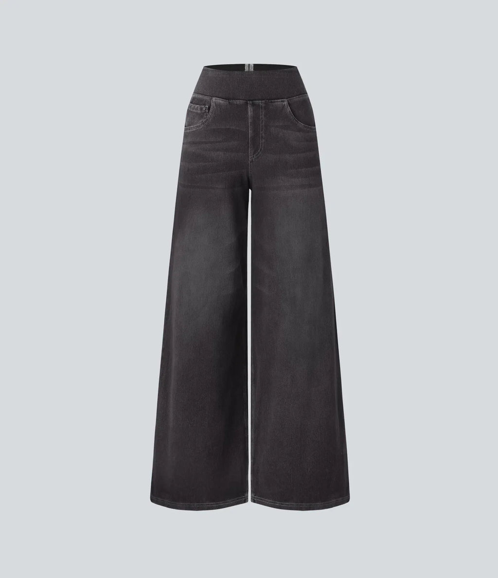 Eve | Comfortabele &amp; Elastische Broek Met Hoge Taille