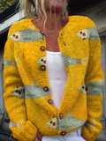 Affiche vintage de sardines | Gilet boutonné