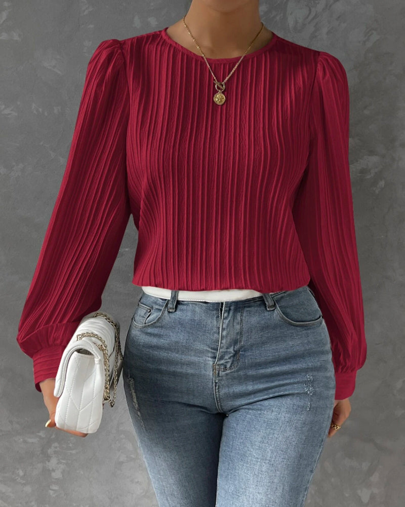 Bianca™ | Elegant blouse with balloon sleeves