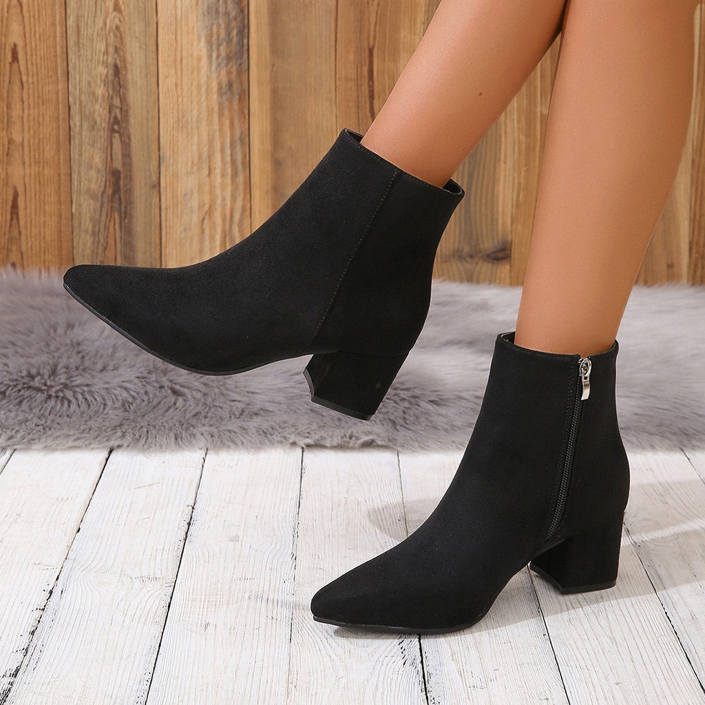 Bottes en daim Camila