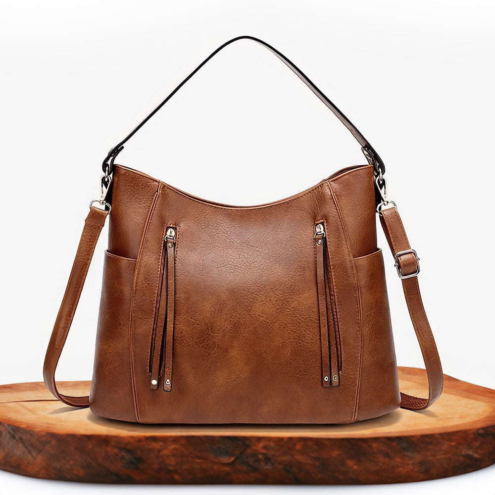 Sac bandoulière en cuir luxueux et élégant
