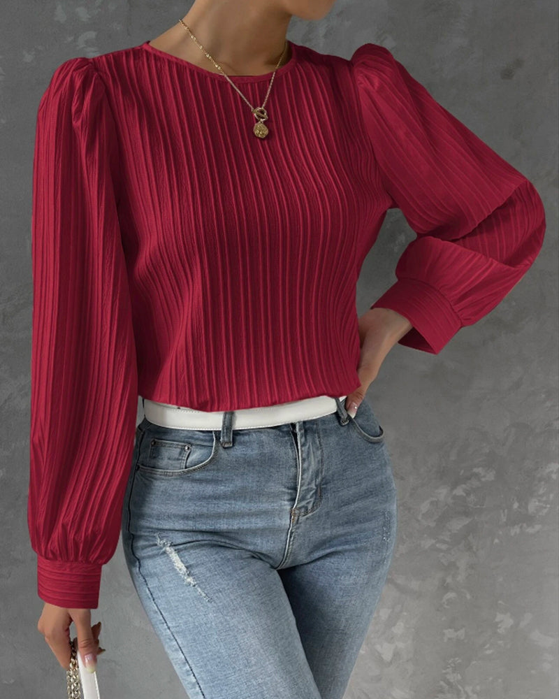 Bianca™ | Elegant blouse with balloon sleeves