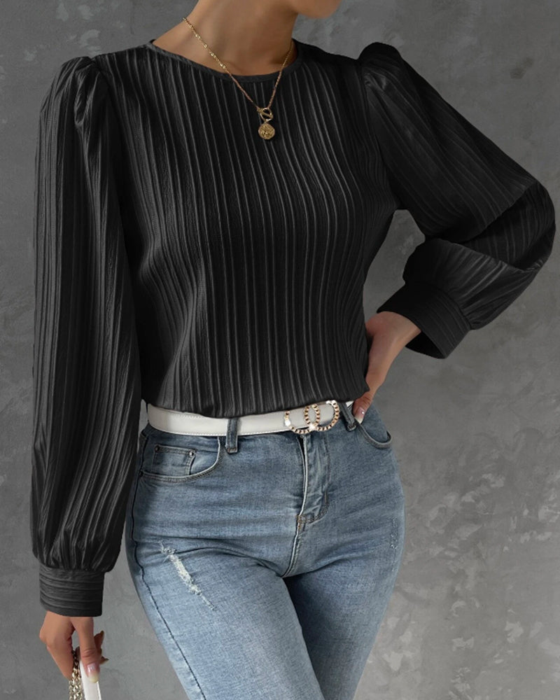Bianca™ | Elegantní halenka s balónovými rukávy