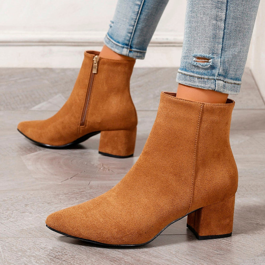 Bottes en daim Camila