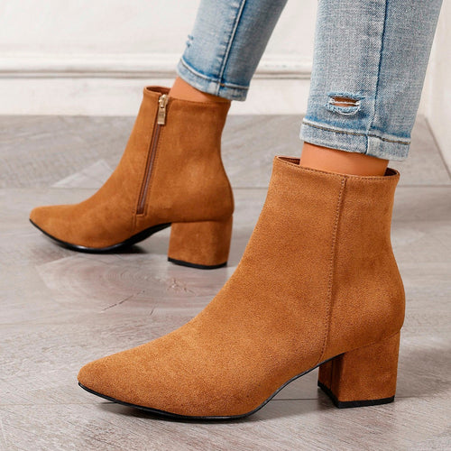 Bottes en daim Camila