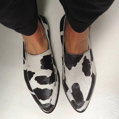 LIVIA™ | Elegantní loafers s nízkým podpatkem a výrazným vzorem