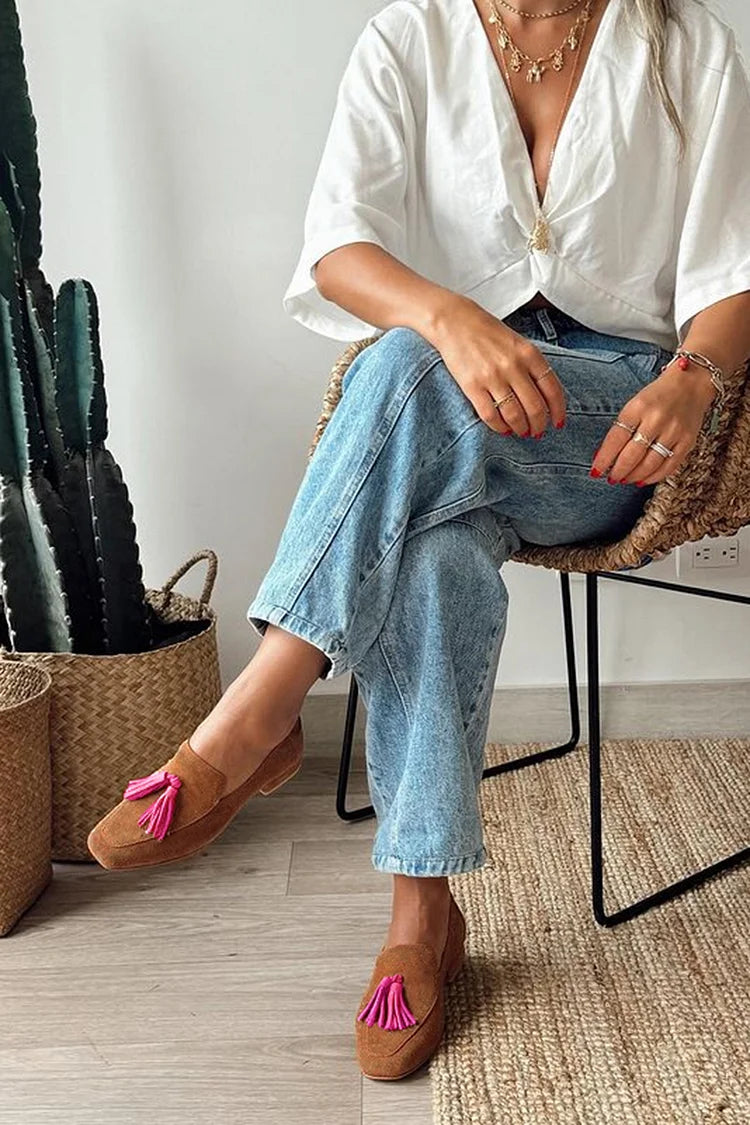 Monique | Mocassins marron 