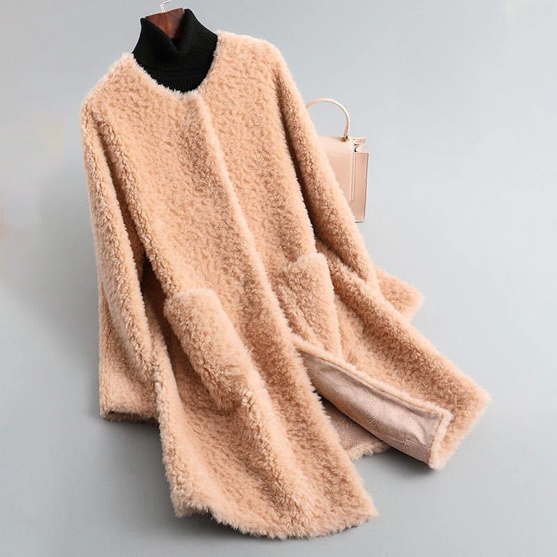 Eliška™ | Teddy sheepskin coat