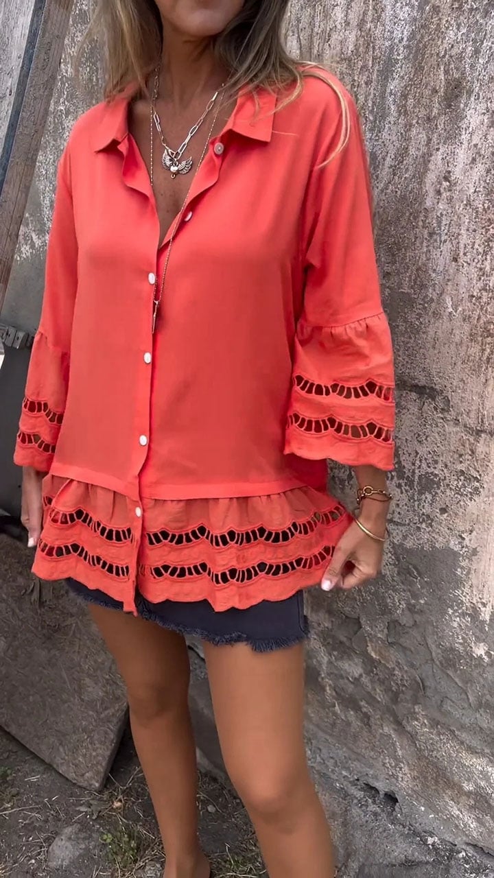 Miranda™ | Elegant Ibiza-style blouse