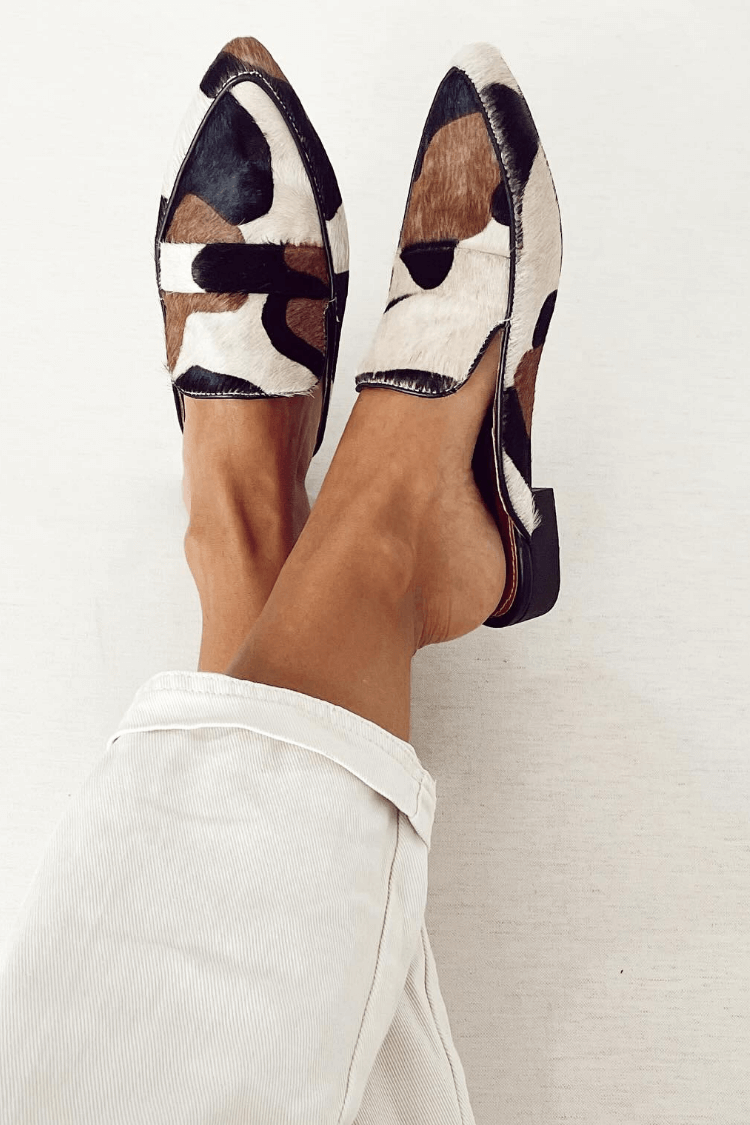 VIVIEN™ | Moccasins with animal print and elegant patchwork