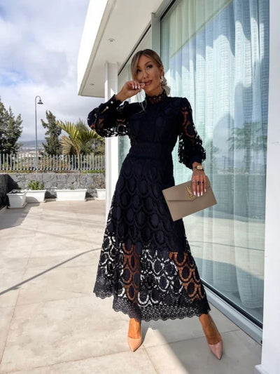 Georgia™ | Elegantní Krajkové Šaty ve Francouzském Stylu