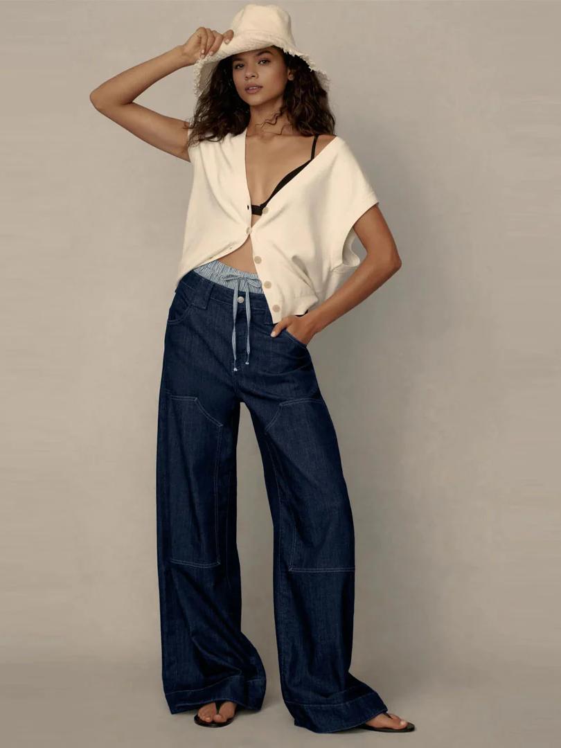 Myra | Low-Rise Tapered Jeans