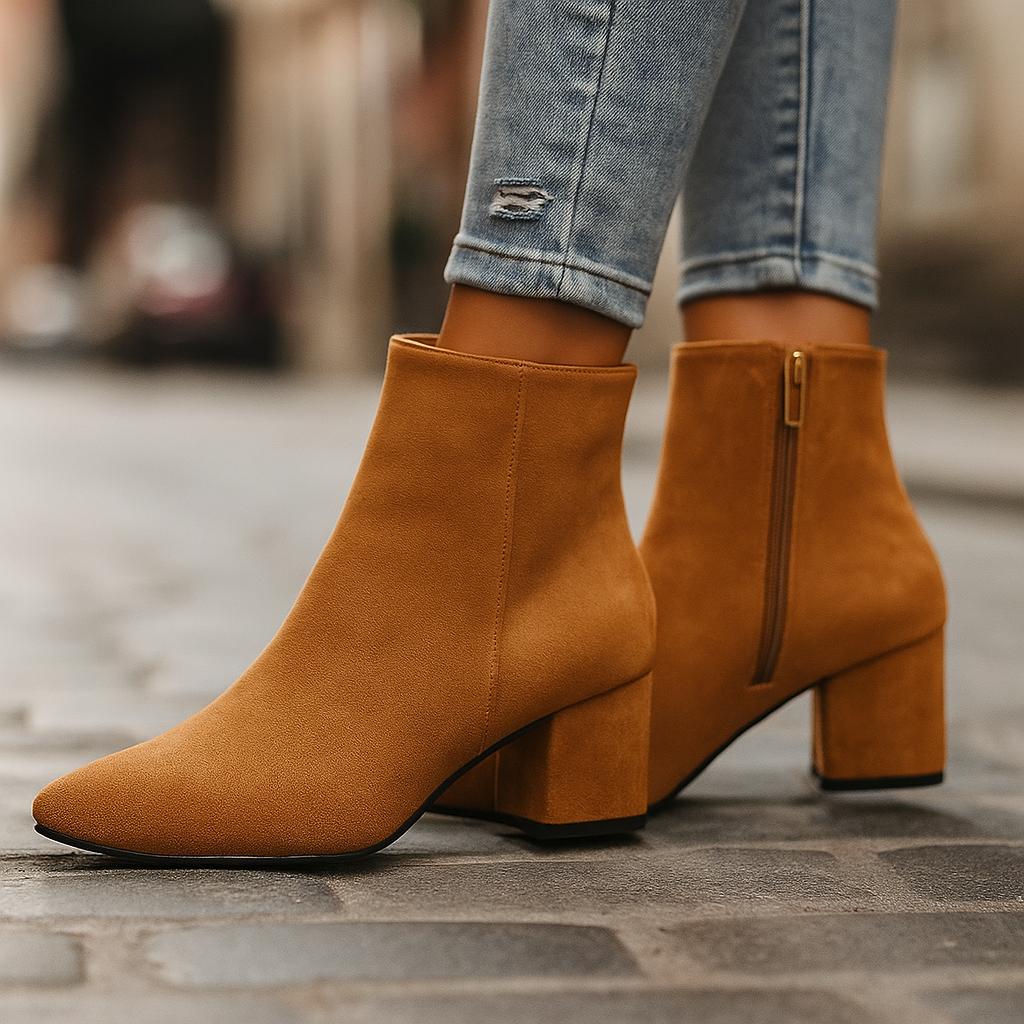 Bottes en daim Camila