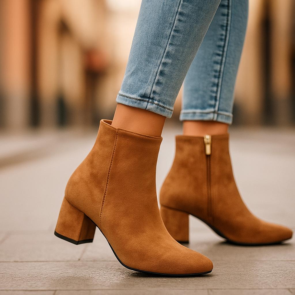 Bottes en daim Camila
