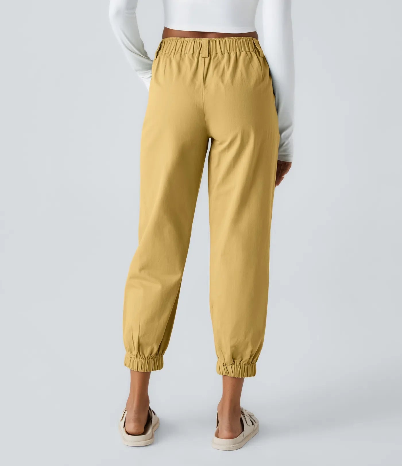 Marianne | Katoenen Broek avec Knopen, Rits et Praktische Zakken