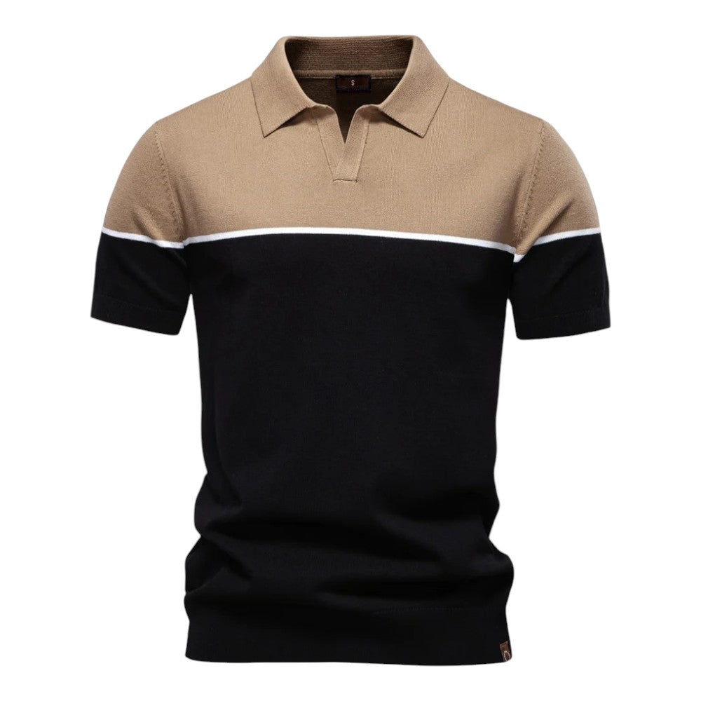 Filip™ | Stylish men's polo shirt with color block