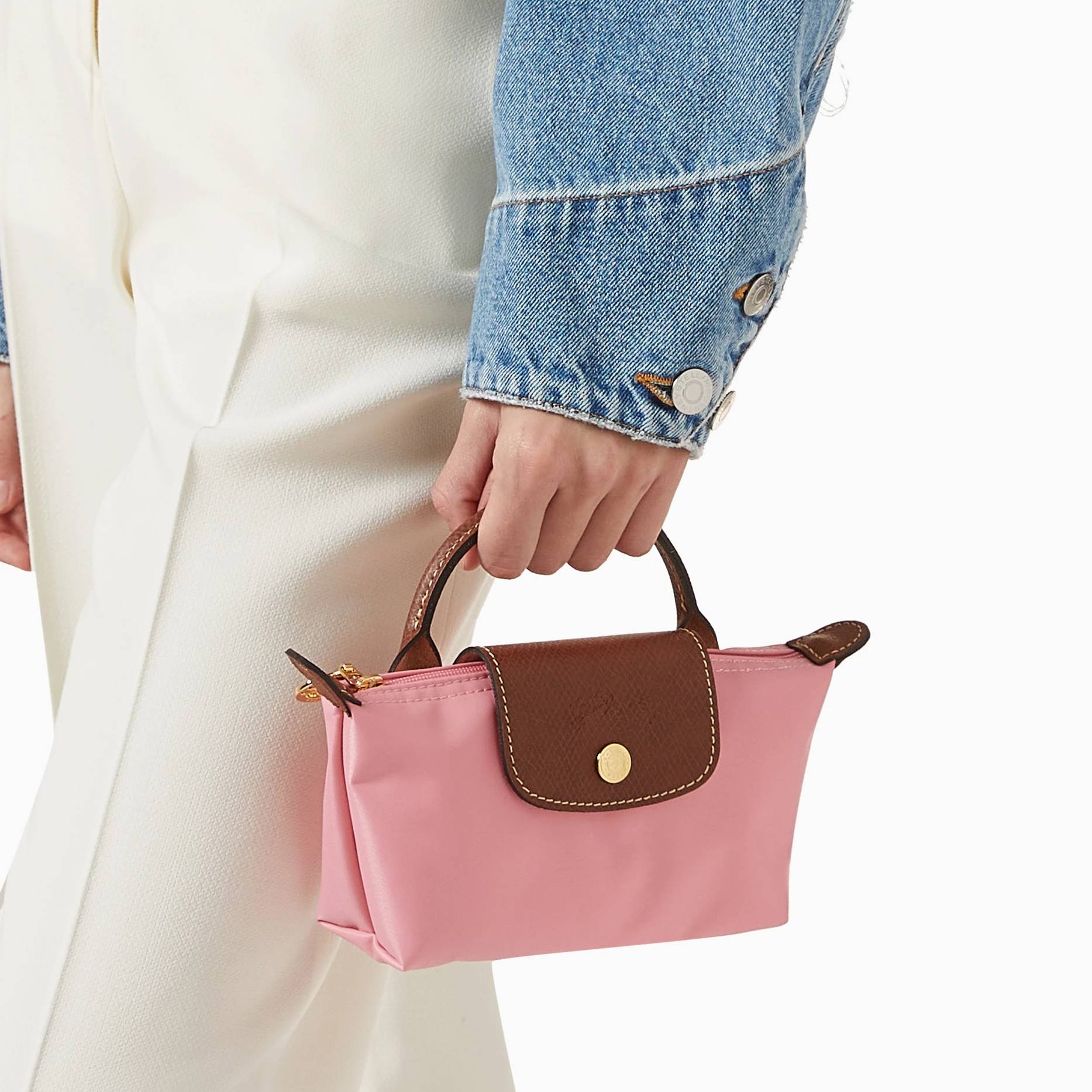Mini sac en cuir au design signature 