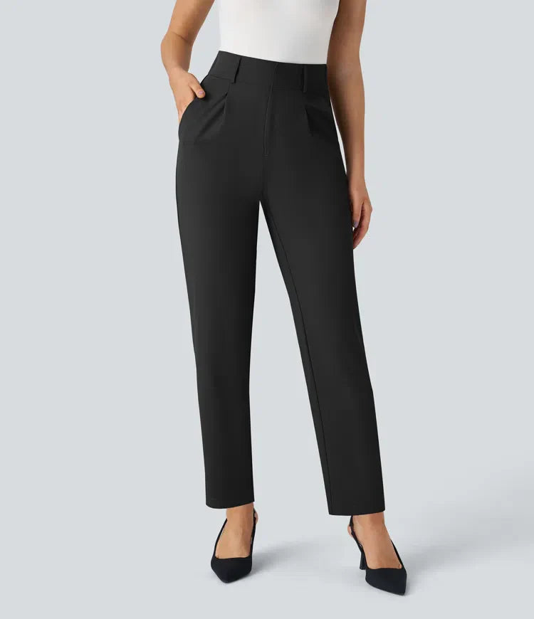 Megan | Comfortabele & Elastische Broek Met Hoge Taille