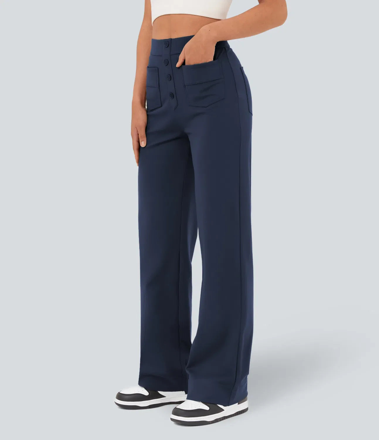 Naomi | Elastische &amp; Comfortabele Broek Met Hoge Taille | 1+1 Free