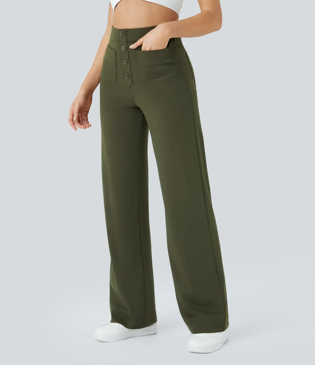 Naomi | Elastische &amp; Comfortabele Broek Met Hoge Taille | 1+1 Free
