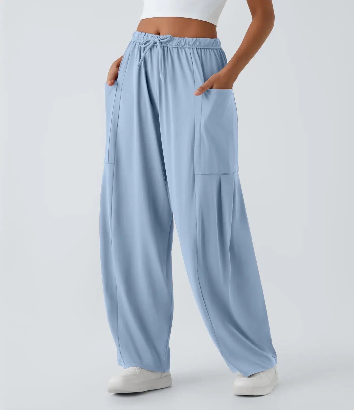 Fiona | Comfortabele & Elastische Luchtige Wijde Broek | 1+1 Gratis