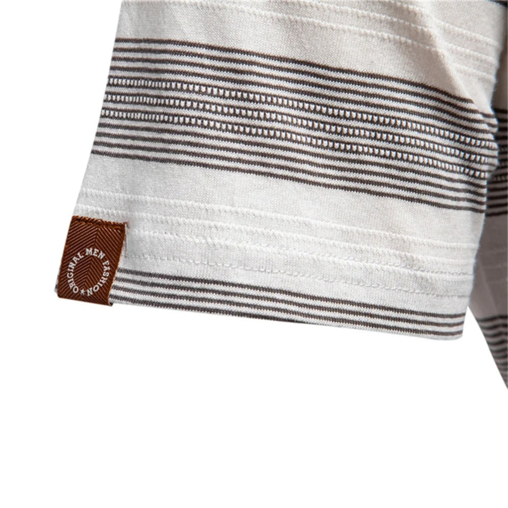 Vojta™ | Men's striped polo shirt for summer days