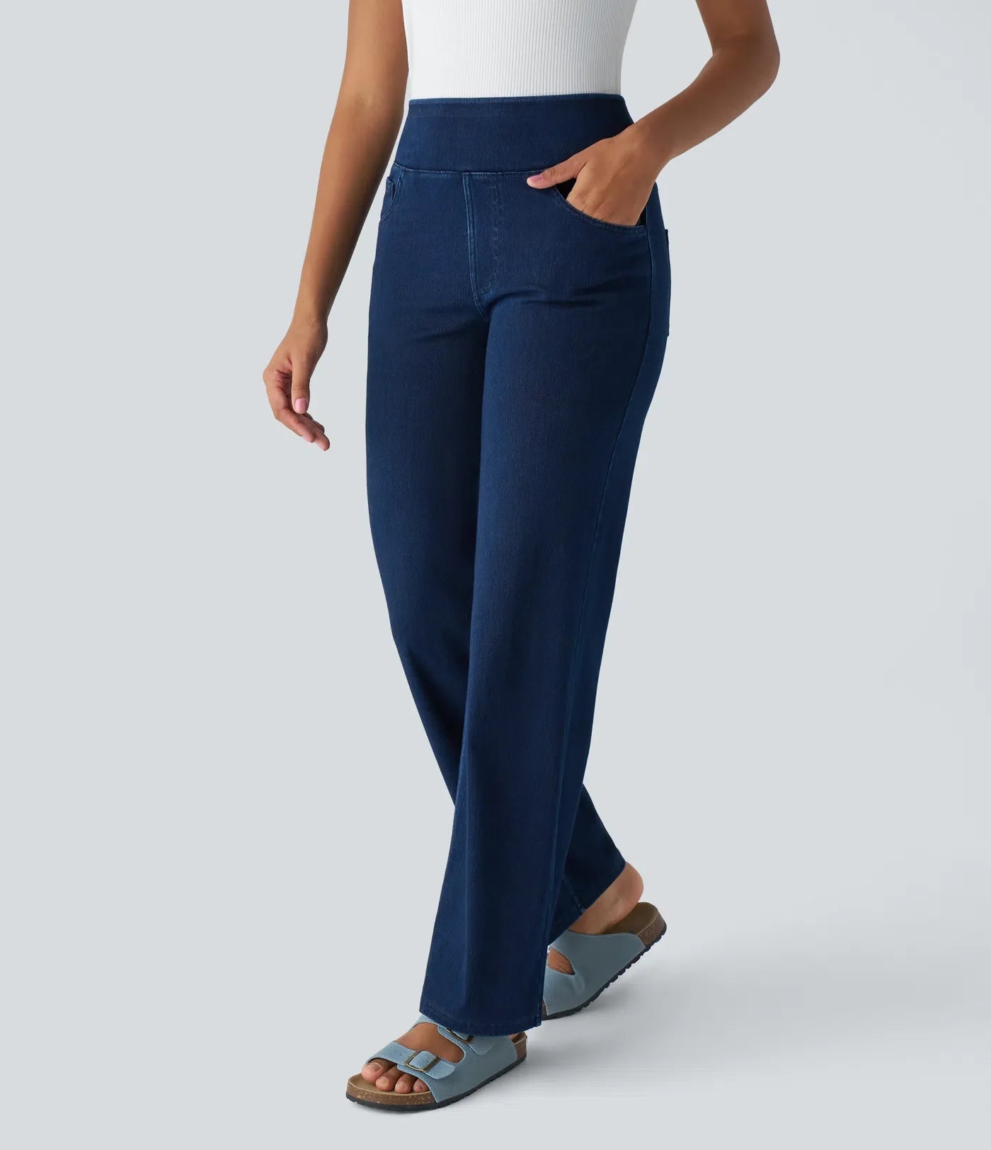 Isabella | Elastische &amp; Comfortabele Broek Met Hoge Taille
