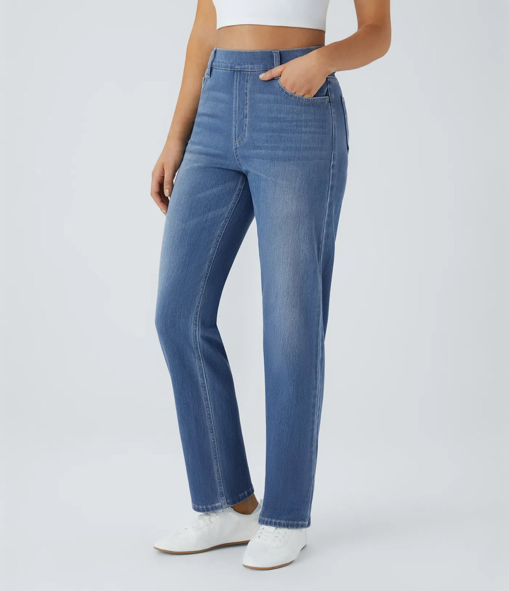 Lotte | Elastische &amp; Comfortabele Broek Met Hoge Taille