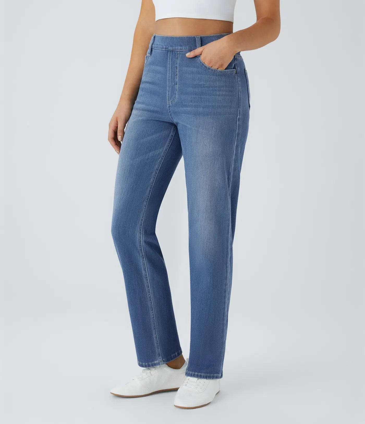 Lotte | Elastische &amp; Comfortabele Broek Met Hoge Taille