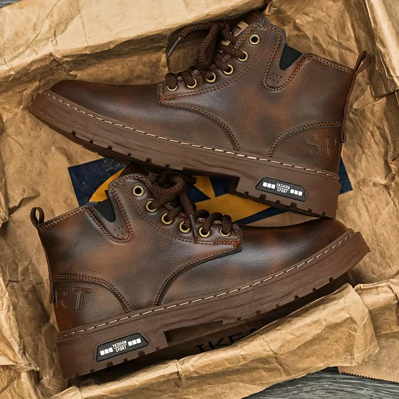 Bottes vintage imperméables et antidérapantes Devin