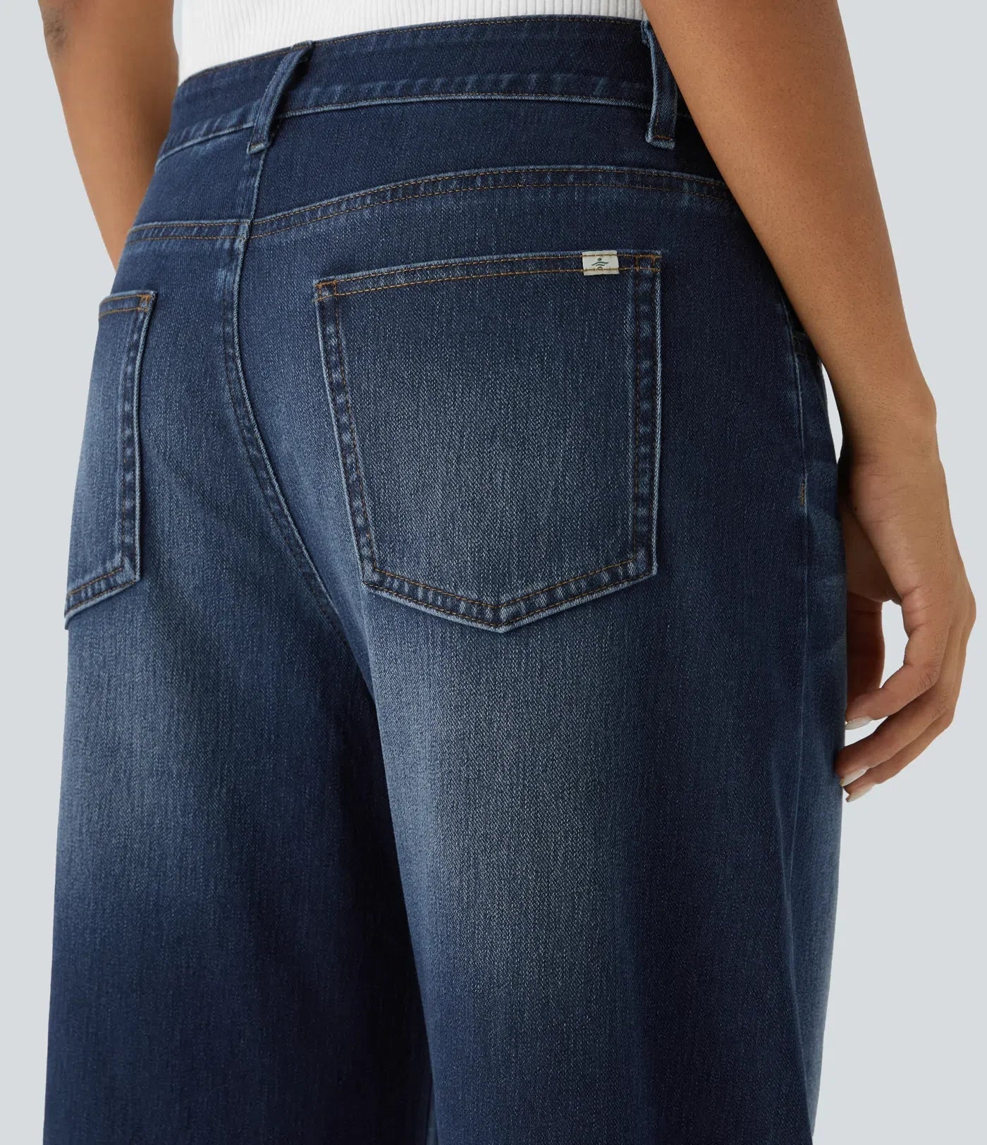 Linda | Comfortabele Jeans Met Handige Ritszakken &amp; Losvallende Elegante Pijpen