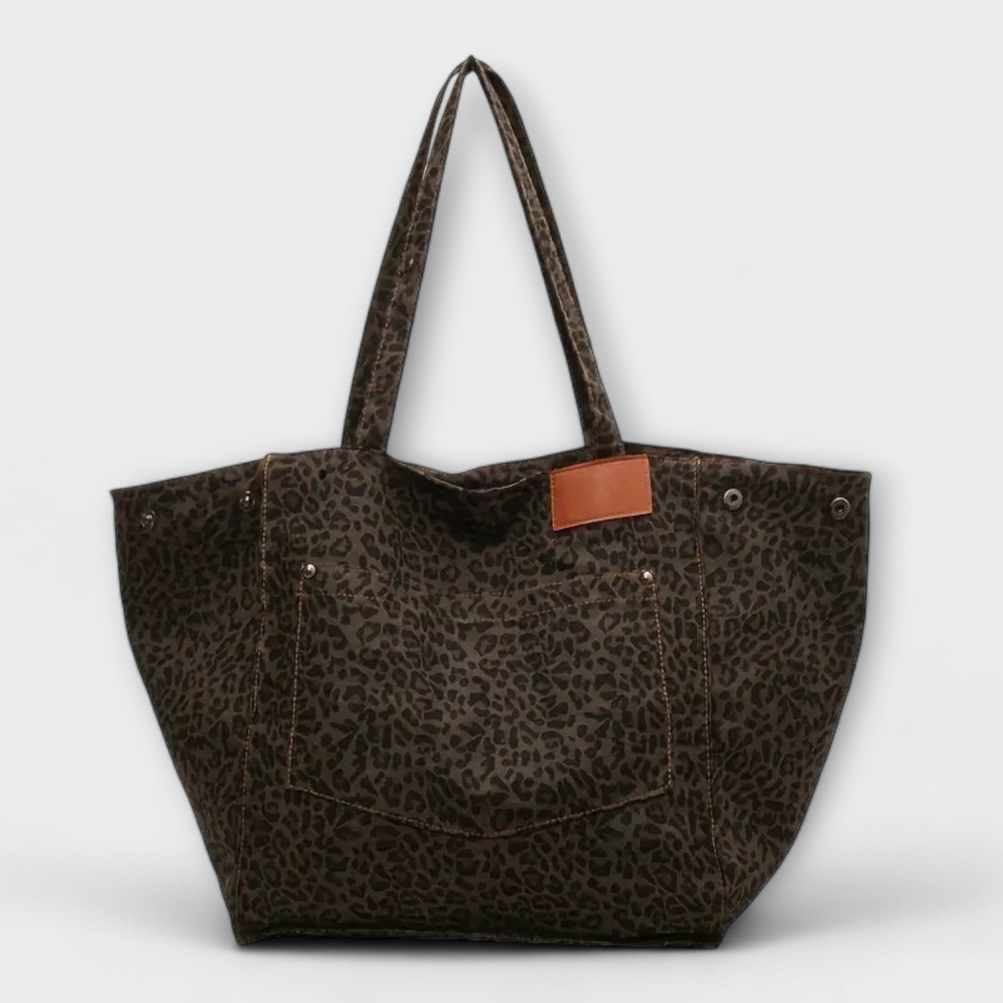 Sac bandoulière léopard élégant