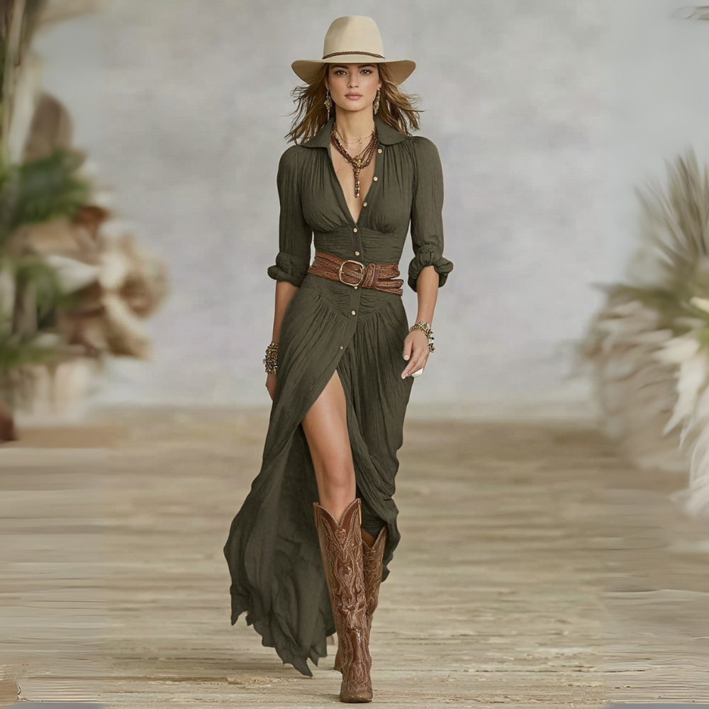 Ceryn | Robe maxi chic 