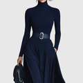 Corliss | Robe longue à col montant
