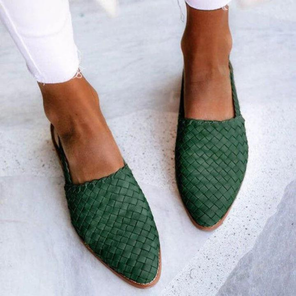 HONORIA™ | Elegant woven slingback ballerinas for a timeless look