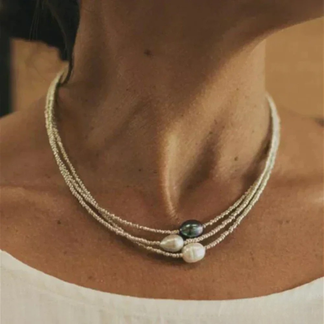 Antique-Inspired Freshwater Pearl Necklace 