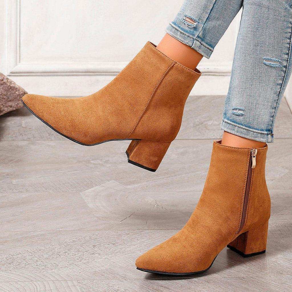 Bottes en daim Camila