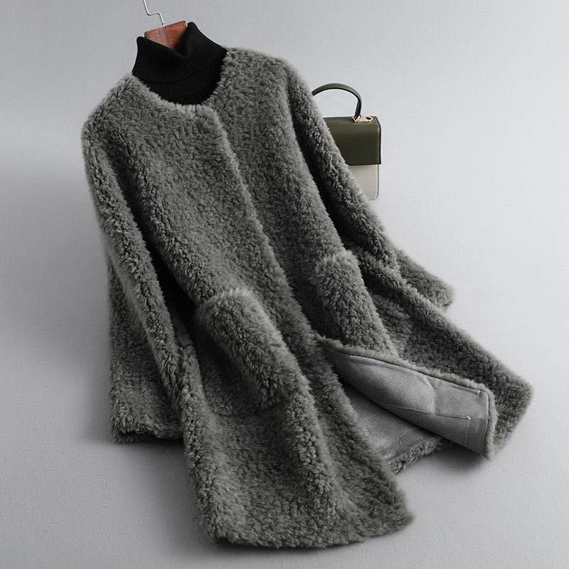Eliška™ | Teddy sheepskin coat