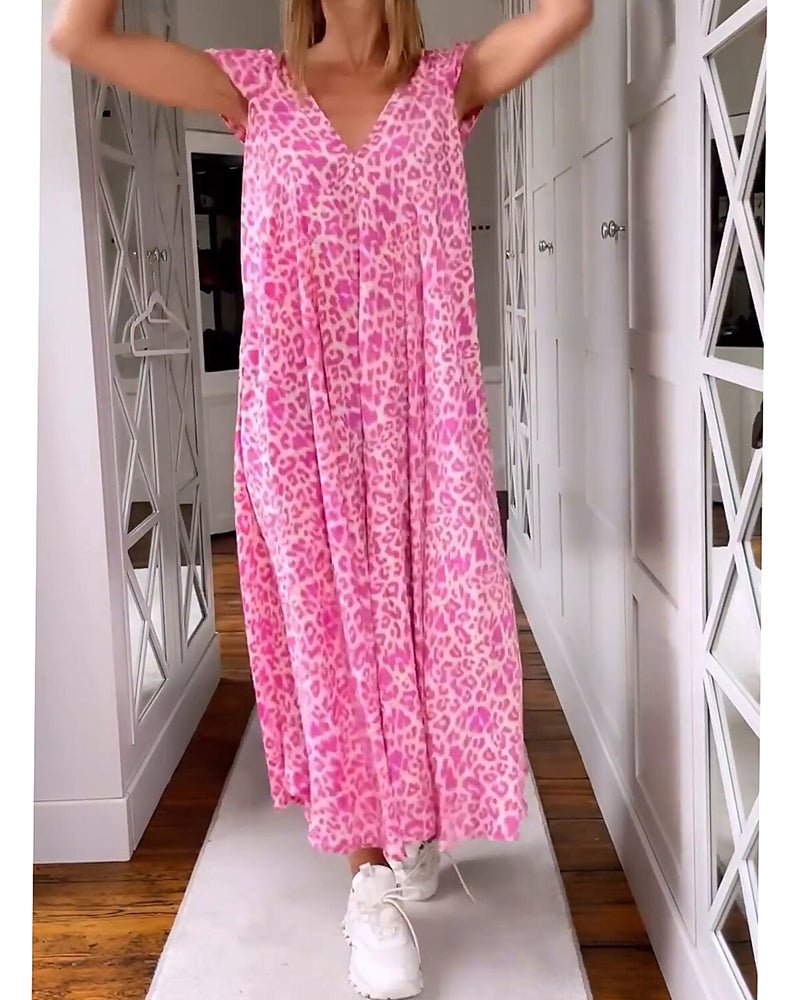 Glaiza | Robe longue à col V