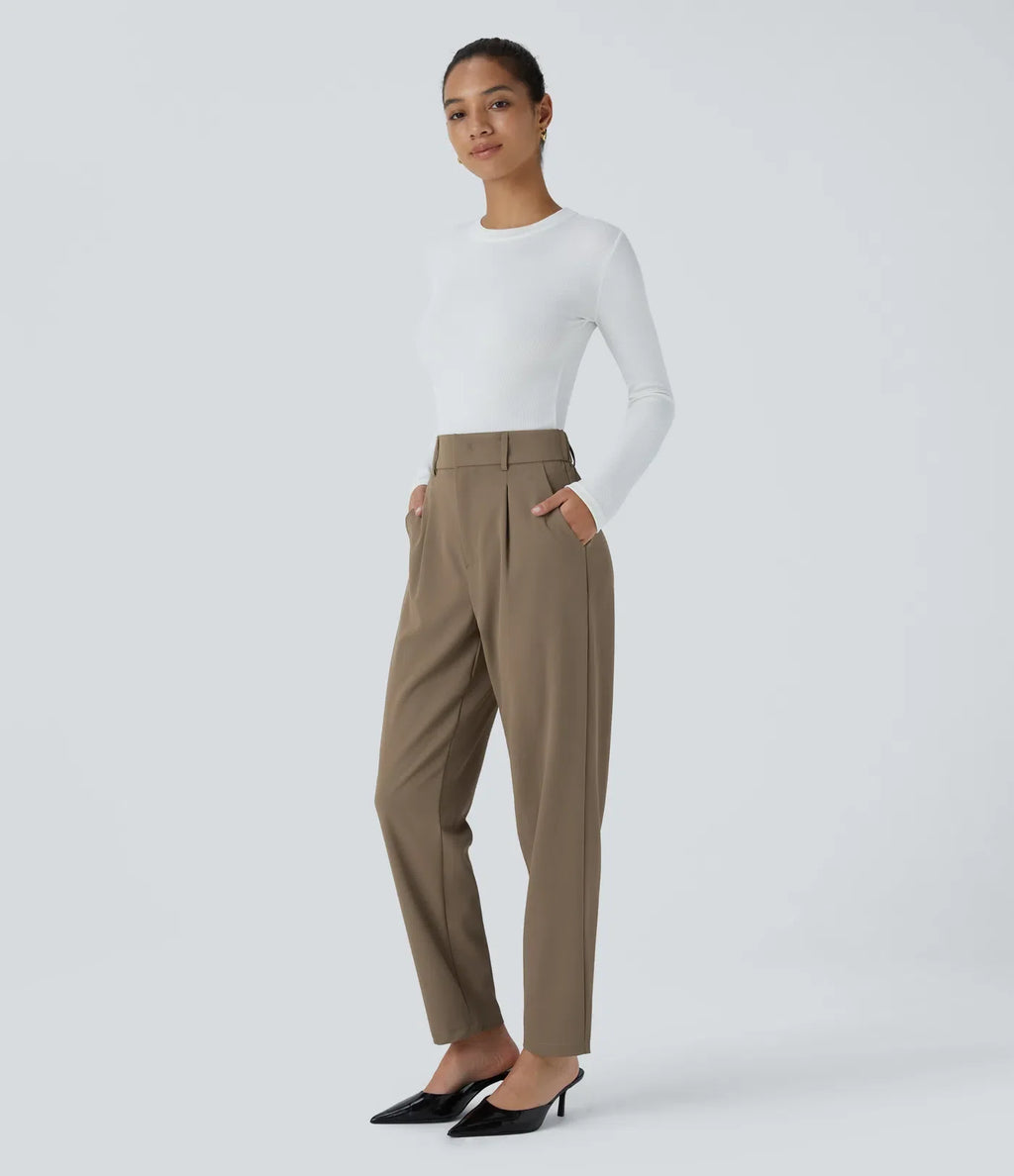 Megan | Comfortabele &amp; Elastische Broek Met Hoge Taille
