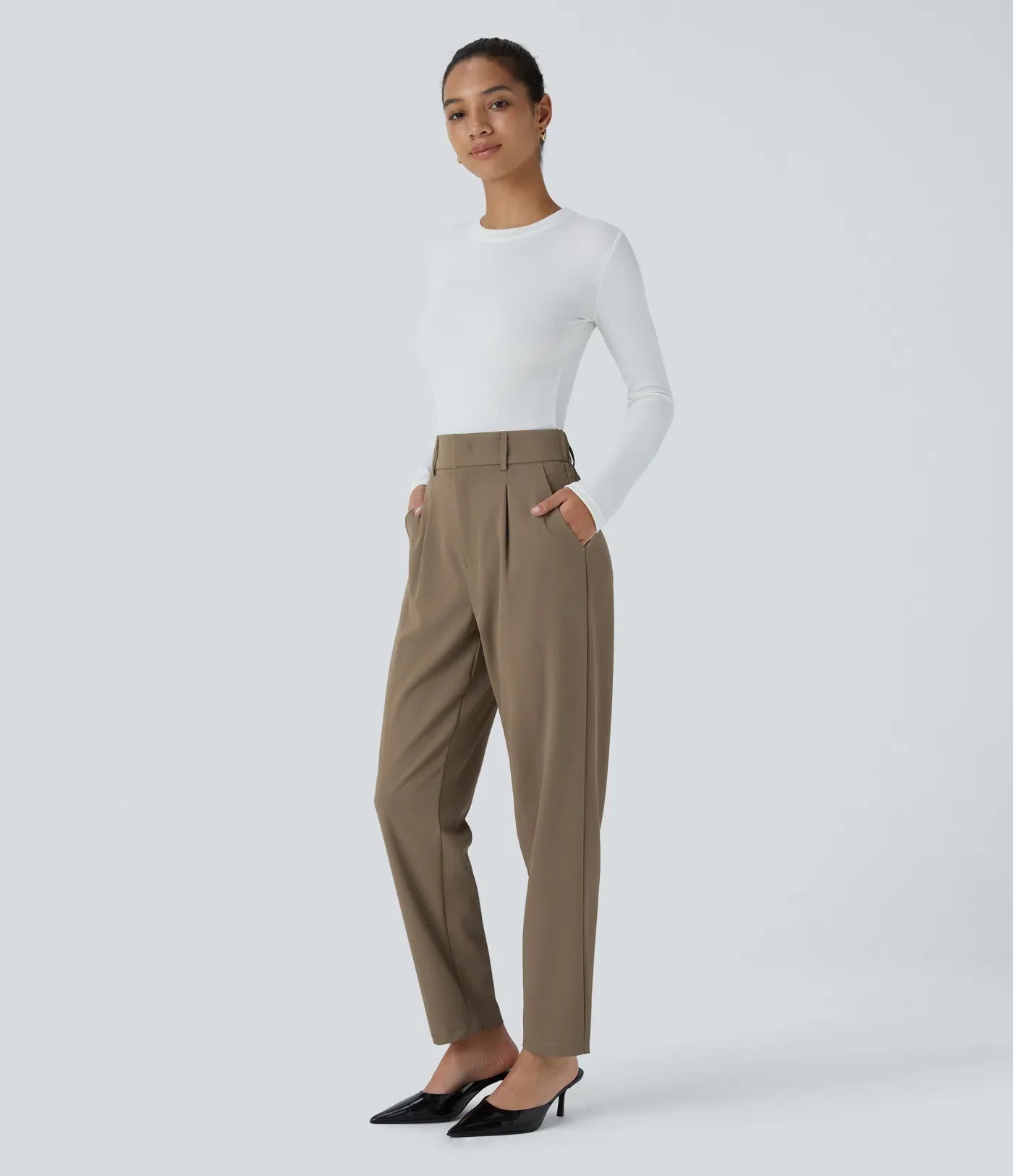 Megan | Comfortabele & Elastische Broek Met Hoge Taille