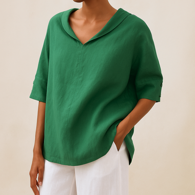 Willeke™ | Elegantní halenka s výstřihem do V