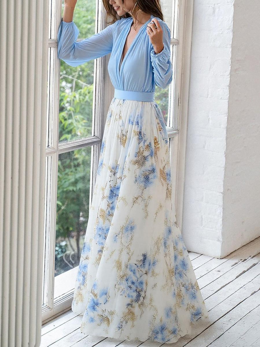 Abigail™ | Robe longue fleurie