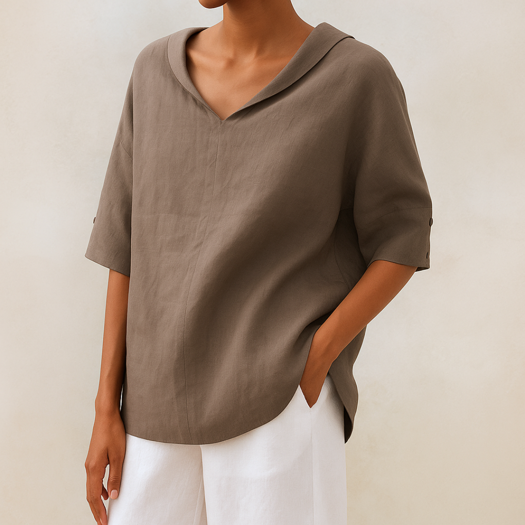 Willeke™ | Elegantní halenka s výstřihem do V