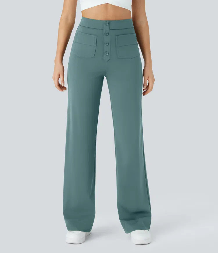 Naomi | Elastische & Comfortabele Broek Met Hoge Taille | 1+1 Gratis