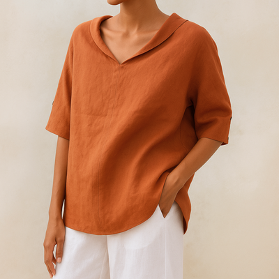 Willeke™ | Elegantní halenka s výstřihem do V