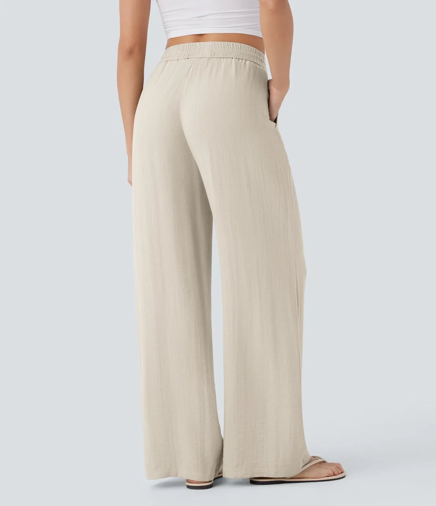 Lisa | Comfortabele &amp; Luchtige Linnen Broek met Elegante Pijpen | 1+1 Free